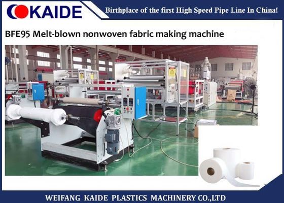 Máquina soplada derretimiento durable de la tela de los PP, tela no tejida BFE95 que hace la máquina